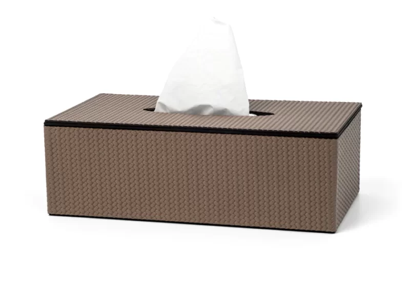 Rectangular Tissue Box with Magnetic Lid